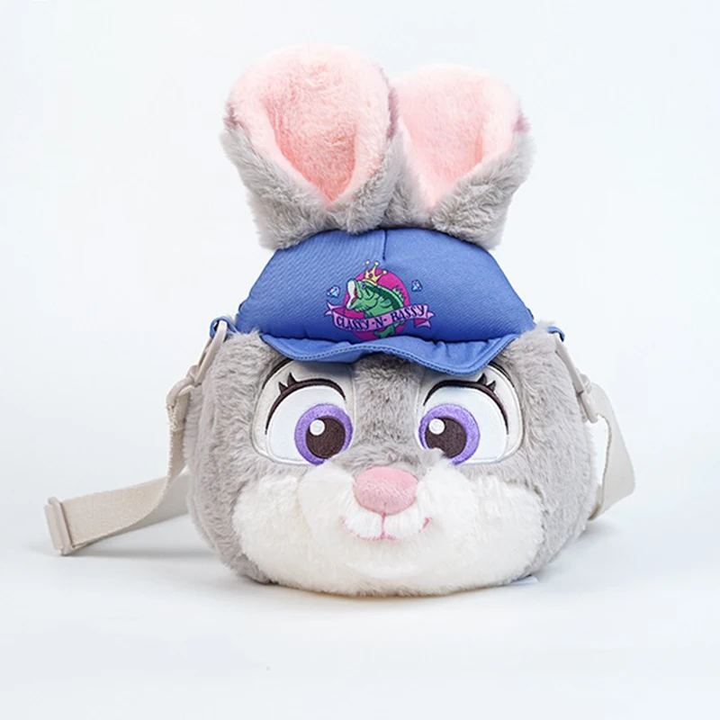 حقيبة كروس ديزني زوتوبيا جودي نيك بغطاء للرأس من القطيفة، حقيبة كتف ناعمة لطيفة، للسفر والتسوق، هدية عيد الميلاد للفتيات #4