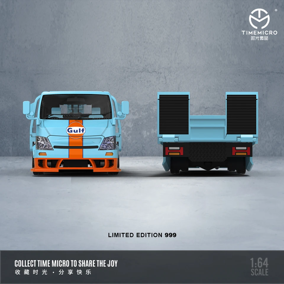 1/64 TIMEMICRO H300 フラットベット ModernArt+TimeMicro 1:64 H300 Yongda BTW flatbed Transport vehicle
