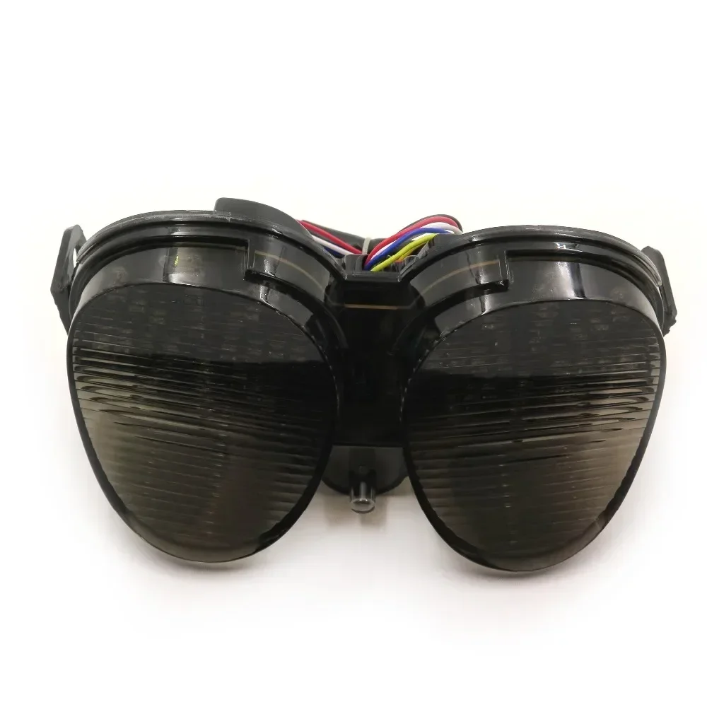 Smoke Integrated LED Tail Light Signals for Yamaha YZF R6 2001-2002 Sportbike Motorcycle Parts