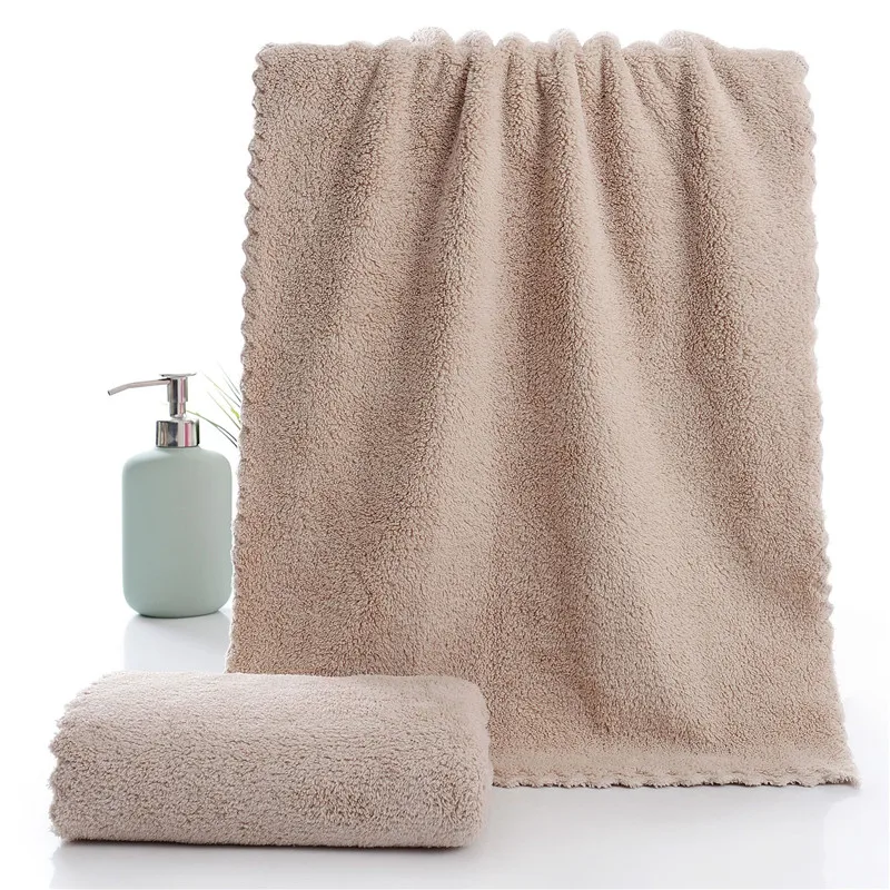 30x60cm Strong Absorbent Microfiber Face Towel High-density Coral Fleece Towel Quick Dry Clean Face Soft Cleaning Towel