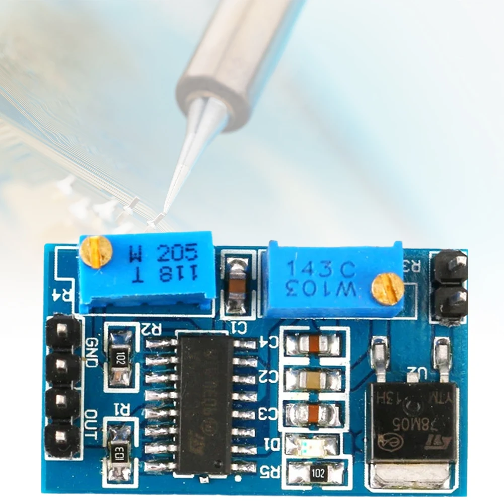 SG3525 PWM 컨트롤러 모듈 조정 가능한 주파수 200HZ-100KHZ PWM 레귤레이터 모듈 DIY 전자용 8V-12V 전원 표시기