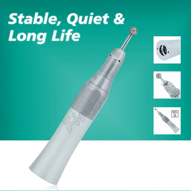 Dental Low Speed Handpiece CA2.35mm Contra Angle  2 4 Holes Air Motor Dental Straight Piece Nose Cone for FX Low Speed Piece