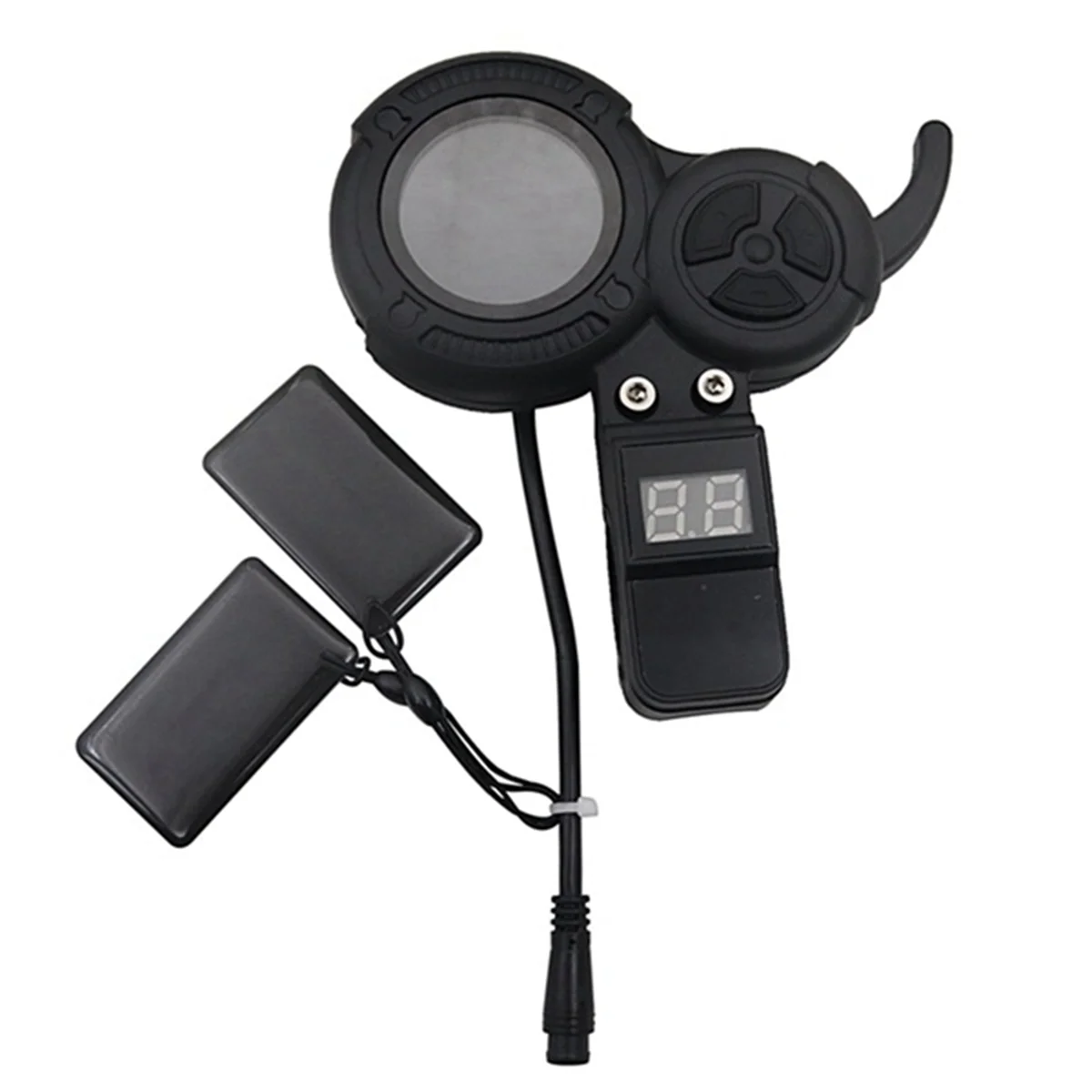 AFHTC-Electric Scooter 6-Pin Meter for VSETT ZERO 10 8X 10X Z8PRO /10 VDM, Electric Scooter Accessories