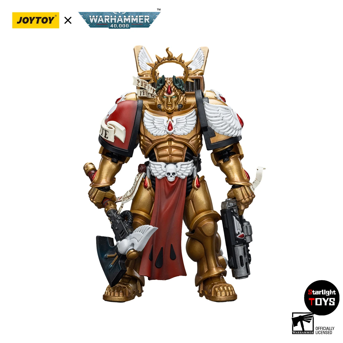 【متوفر】JOYTOY 1/18 عمل الشكل Warhammer 40K ملائكة الدم قائد دانتي لعبة مجسمة دمية #3