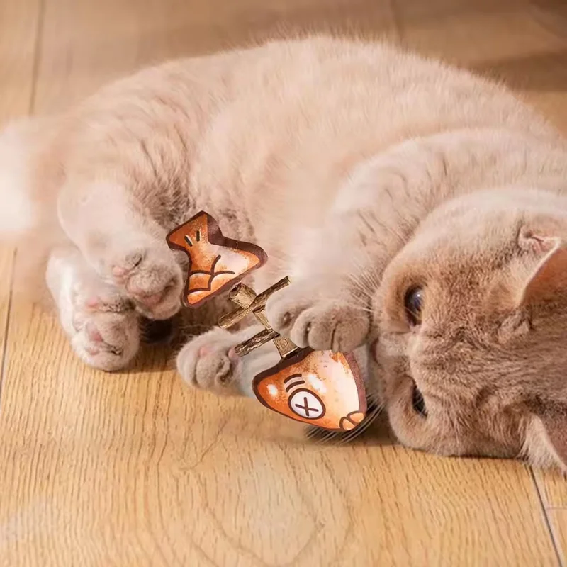 Katzen-Kauspielzeug Raupen-Katzenminze-Molarspielzeug Silvervine-Katzenspielzeug Interaktionsspielzeug Mundreinigungsspielzeug für Kätzchen Haustierbedarf Zubehör – Detail 13