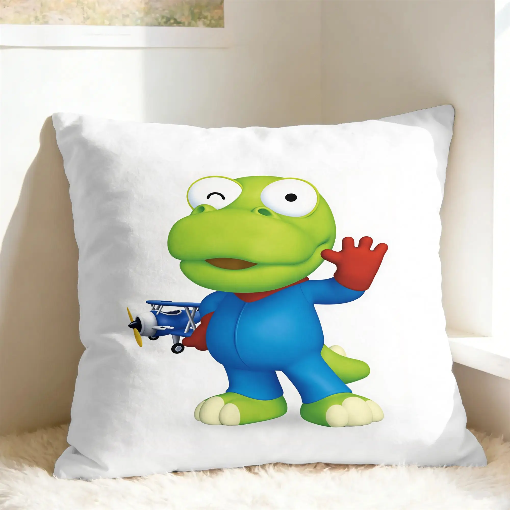 Cartoon P-PororoS Pillow Case  Comfy Pillow Cover Kawaii Pillowcases For Living Room Sofa