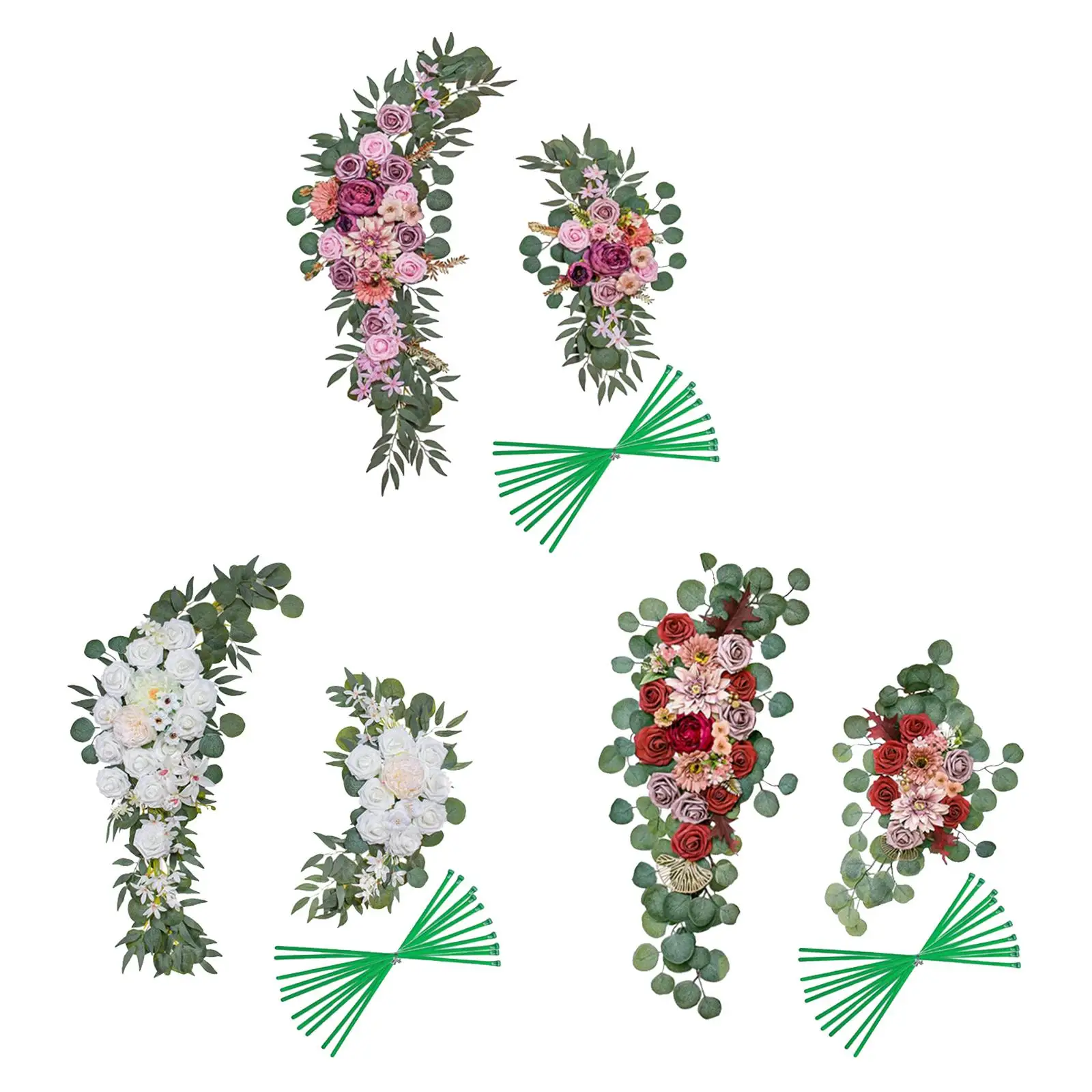 

Wedding Arch Flowers Artificial Flowers Swag for Front Door Party