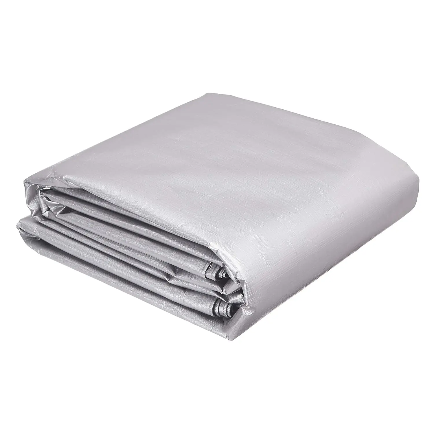 

Waterproof Poly Tarp Cover, 12x25ft, 16mil Thick, Silver/Black, Multi-Purpose Protective Cover