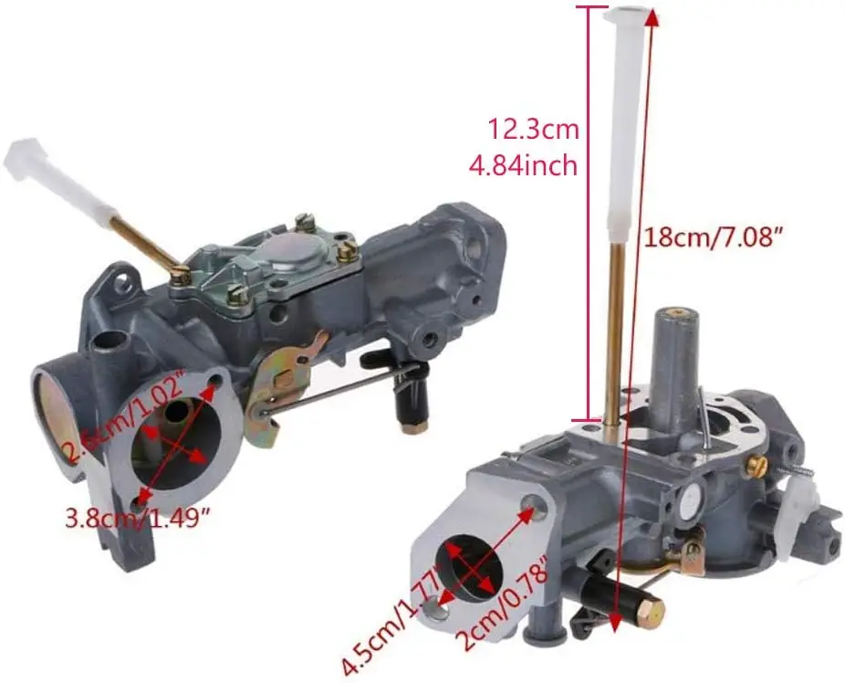 Carburetor Compatible with Briggs and Stratton 5hp Engines Replaces OEM 498298 495426 692784 495951 492611 490533