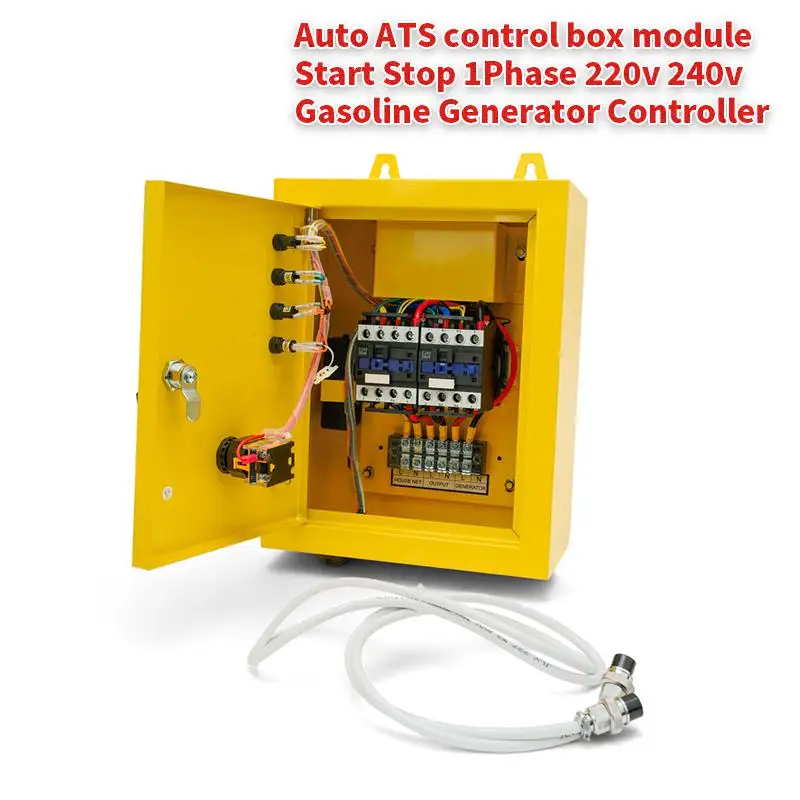 ATS automatic start/stop control box 1 phase 220V-240V 10KW, used for generator spare parts characteristics