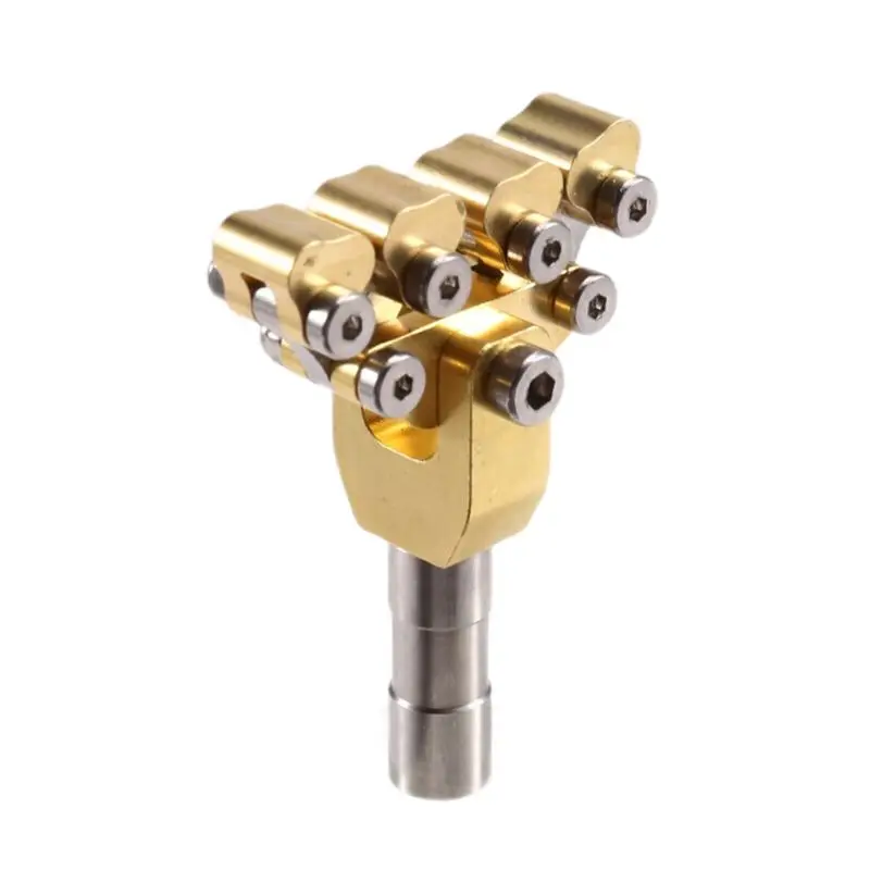 ABKV-Brass Guitar Fractal Fret Press Accessory For Professional Luthiers Curvature Pusher