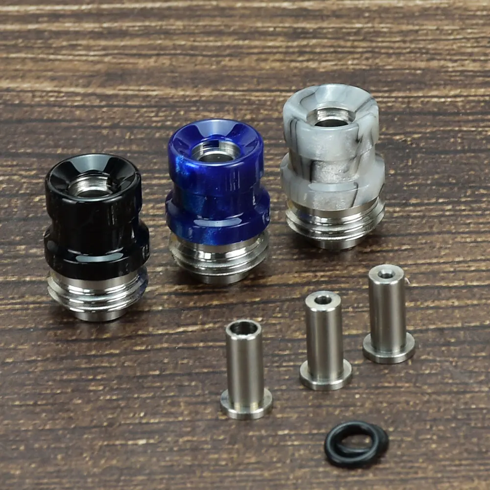 Mission-Punta de goteo Normal para sxk BB / Billet / Boro AIO Box Mod SS + inserto de aire de resina, 1,5mm/2mm/3,5mm