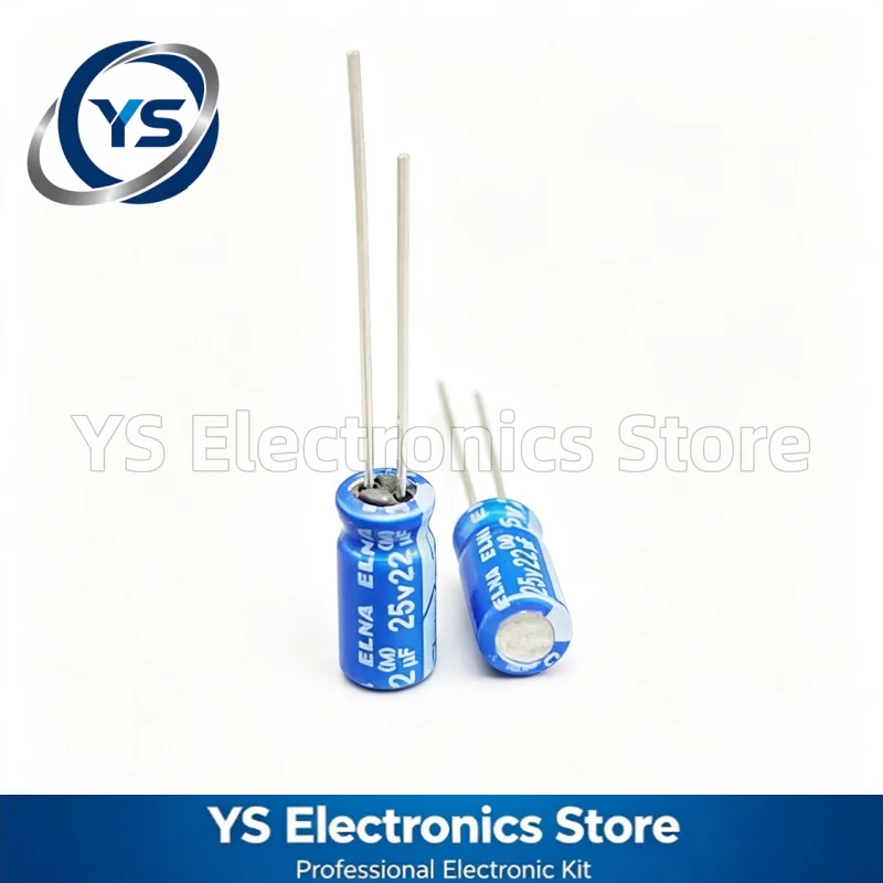 10/50/100/200pcs 25V22UF ELNA RE3 Series 5X11mm HiFi Audio Capacitor RE3-25V220ME3# 25V22UF 22UF 25V Original and NEW