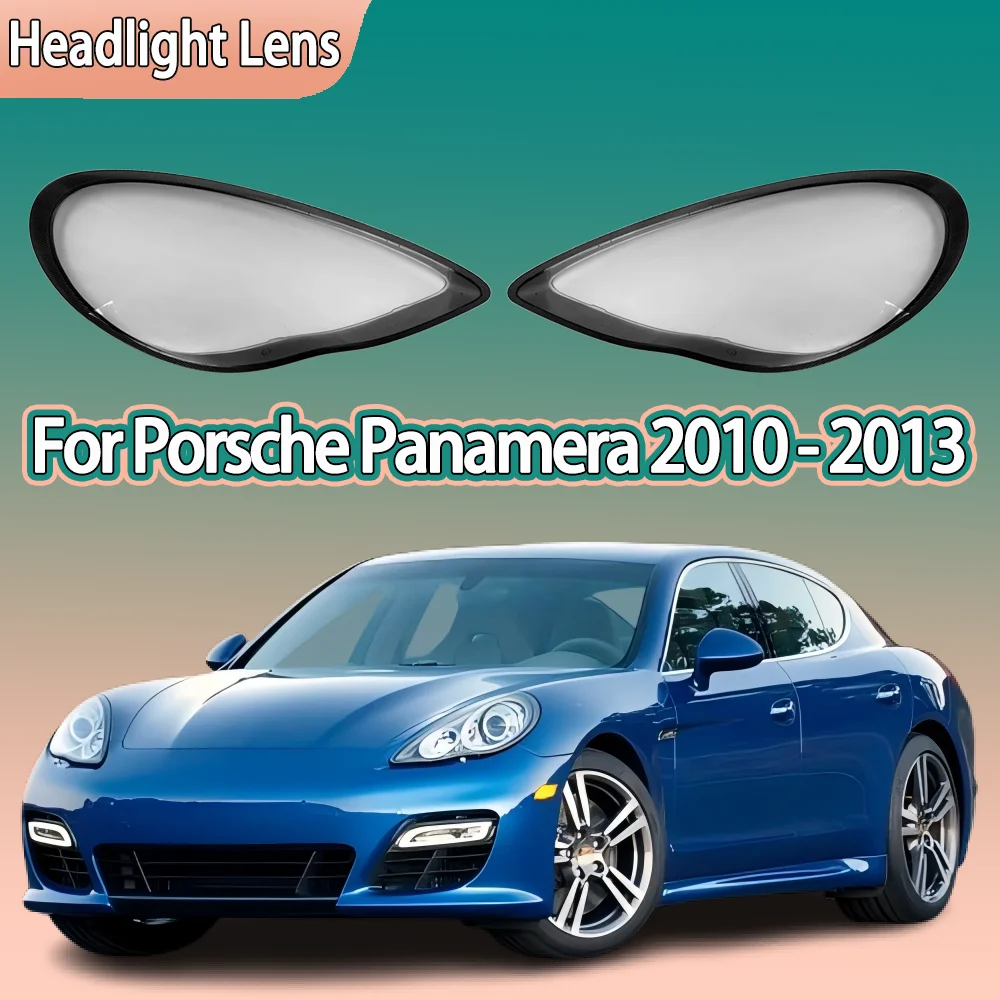 

Для Porsche Panamera 2010 2011 2012 2013, крышка передней фары автомобиля, прозрачный абажур из плексигласа, замена оригинального корпуса объектива