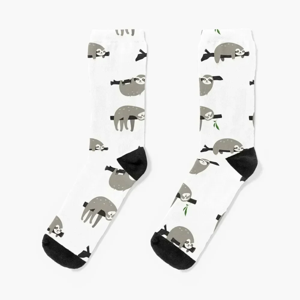 

Sloths Socks funny gifts New year's gift custom Girl'S Socks Men's