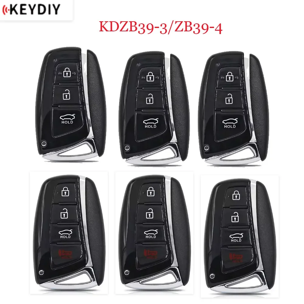 3 قطعة/الوحدة KEYDIY العالمي ZB سلسلة عن بعد ZB39-3 ZB39-4 KD مفتاح ذكي ل KD-X2 KD مفتاح السيارة لشركة هيونداي