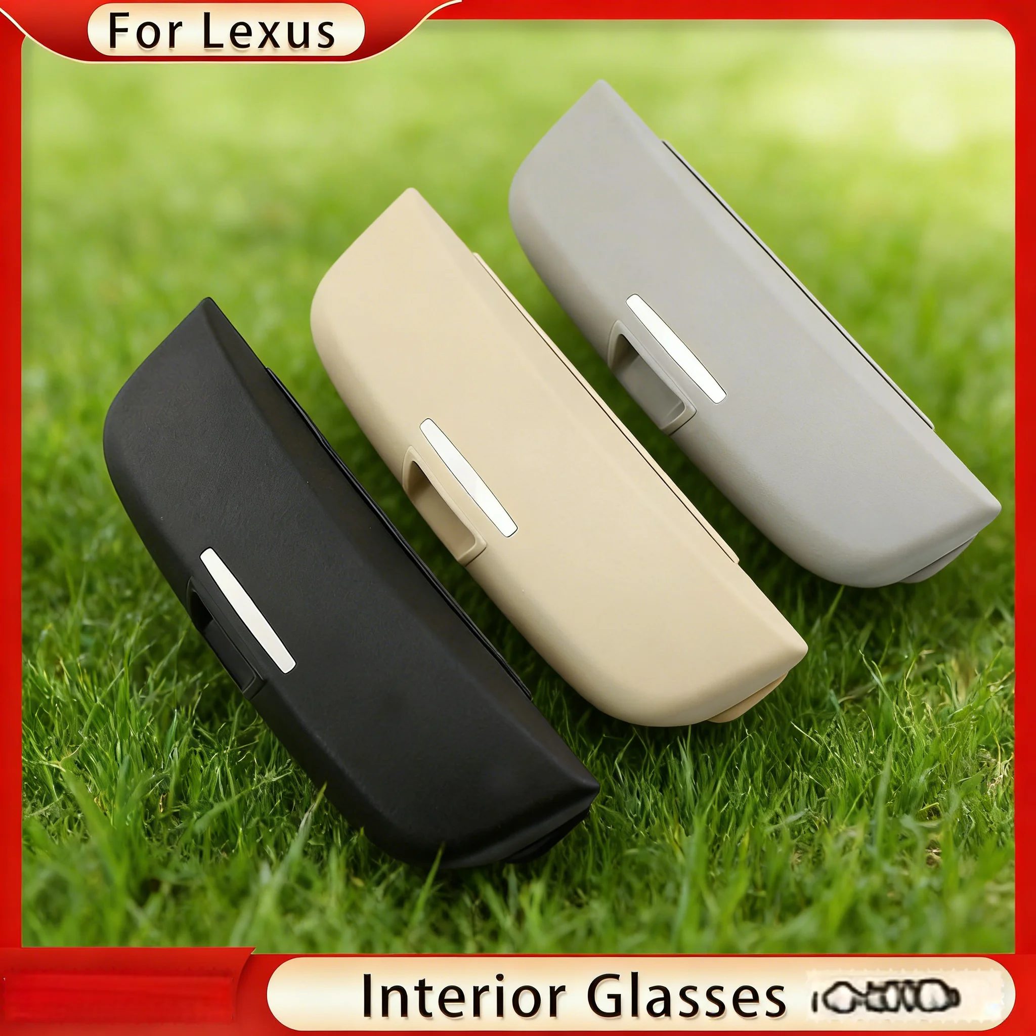 Car Sunglasses Glasses Case Holder for Lexus ES240 ES250 RX350 330 GS460 ES RX GS IS Series 2016 2017 Storage Box Accessories