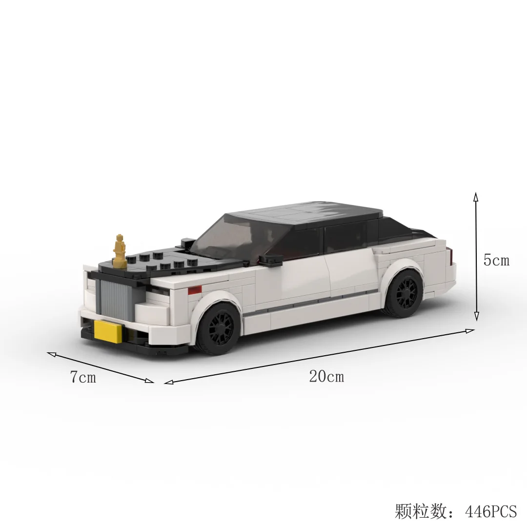 MOC Building blocks Creatived assemblys The Rouslethed Phantom Convertible model is compatible with LEGO puzzle toy blocks