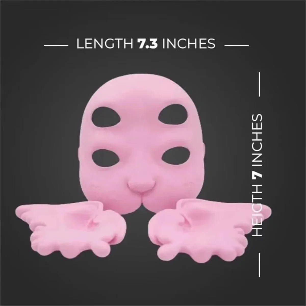 3D Printed Crying Baby Mask Latex DIY Melanies Martinezs Mask Pink MASK Accessory Cosplay Costume Masks