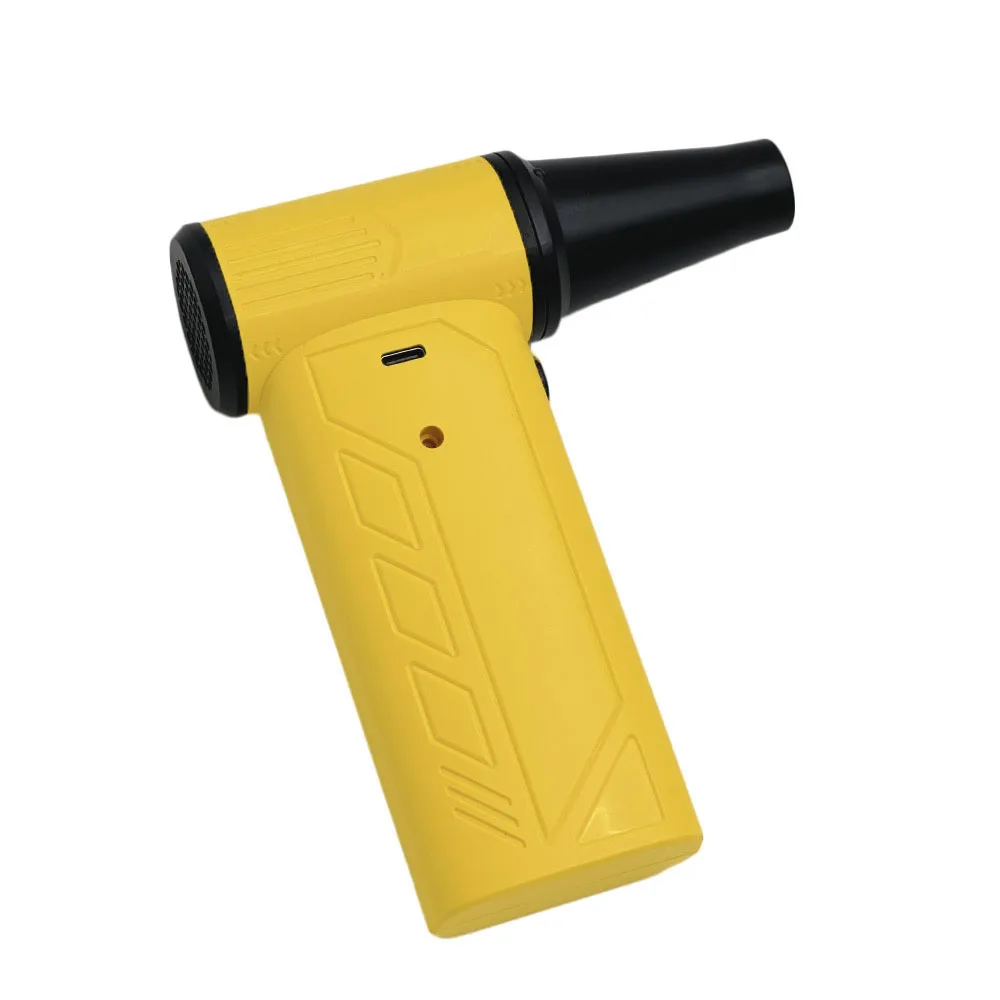 Turbo Jet Fan Spolverino elettrico portatile 100000 giri/min Strumento per soffiare la pulizia Auto che soffia neve 4 marce ricarica di tipo C regolabile
