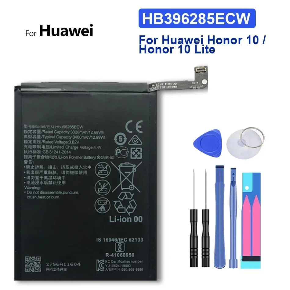 

Аккумулятор для мобильного телефона Huawei Honor 10 Lite, номер отслеживания, HB 396285 ЭКР