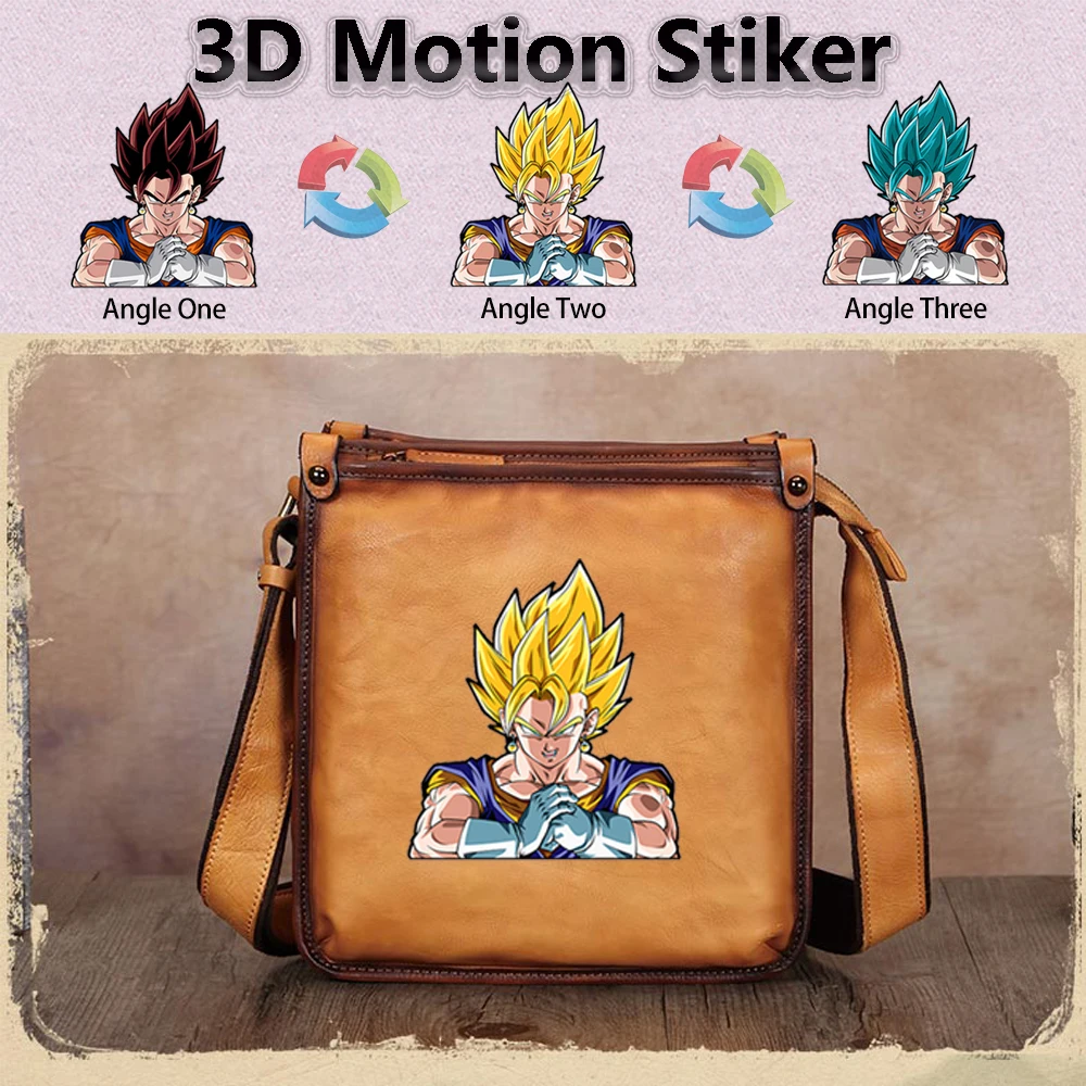 3D Anime Stickers Dragon Ball Z Vegetto Self-adhesive Motion Decals for Cars,Laptop,Refrigerator,Motorcycle,Etc.