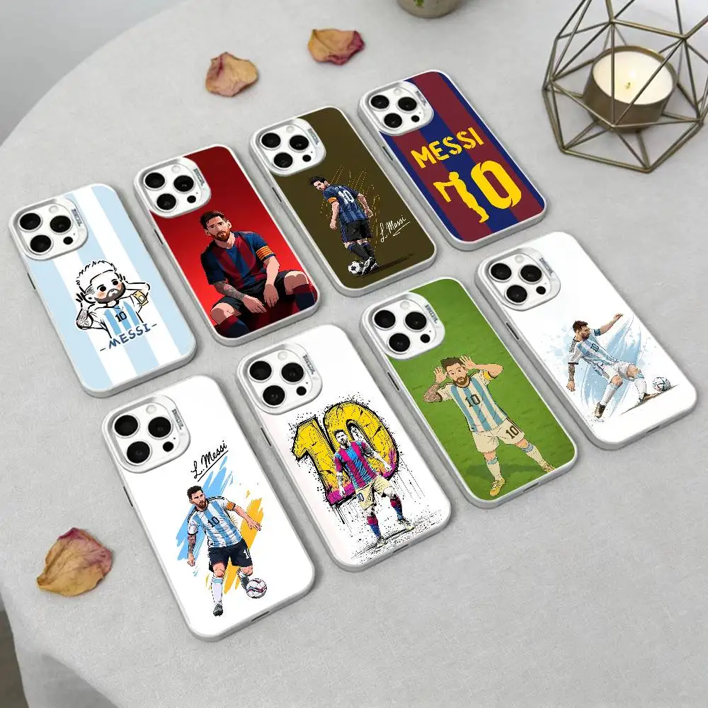 

Leo Messi LIONEL Phone Case For iPhone 16,15,14,13,12,17,Pro,MAX white Matte Shockproof Cover