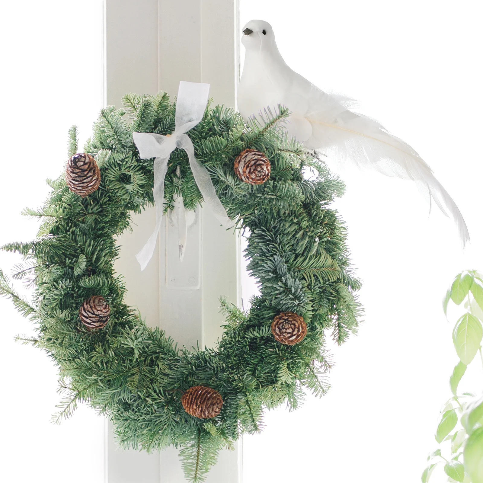 

2Pcs Realistic Pigeon Decorations Fine Craftsmanship Indoor Outdoor Use Gifts for Friends Family Colleagues Pigeon Models