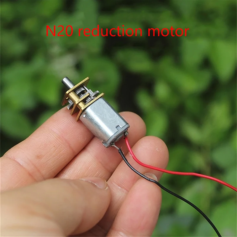 N20 DC3-6V Electric Micro DC Geared Motor 26-53RPM Metal Motor Gear Adjustable Speed Reversed