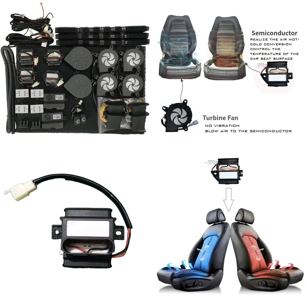 AP01 Best-Selling Car Seat Retrofit Kit with Temperature Control Cooling Heating Ventilation and Waterproof Functions for