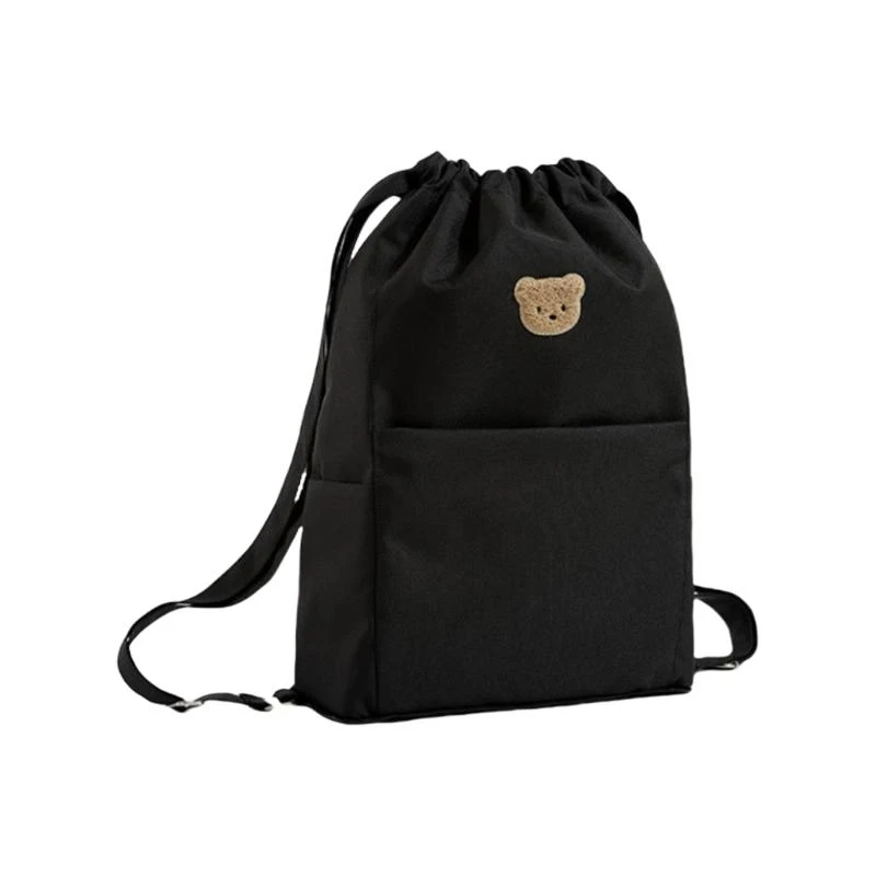 

J15U Diaper Bag Travel Backpack with Large Storage Pocket, Spacious and Stylish Drawstring Storage Bag for Modern Parents