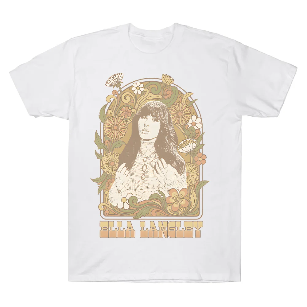 Ivory Dandelion Tee Ella Langley Dandelion Album T-shirts Fashion New Cotton Clothes Women Men Round Neck Long Sleeve Casual Tee