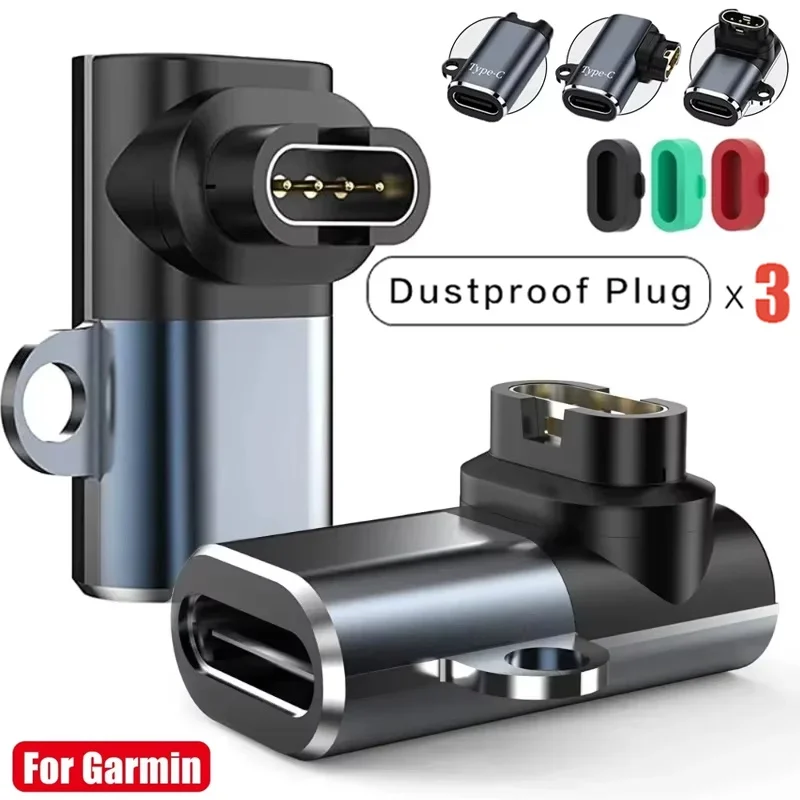 Lade Tragbare Adapter Für Garmin Fenix 7/7S/7X/6/6S/5X typ C/Lightning Lade Linie Datenübertragung Ellenbogen Gerade Kabel