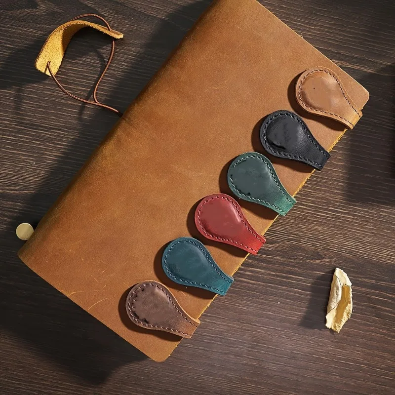 1pc Personalized Magnetic Faux Leather Bookmark, Engraved Bookmark, Gift for Family or Friends, Custom Bookmark