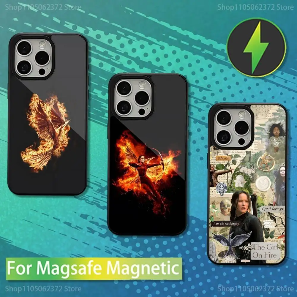 

T-The H-Hunger G-Games Film Phone Case For iPhone 16,15,14,13,12,11,Pro,Max,Plus,Mini,Magsafe,Magnetic Wireless Charging Case
