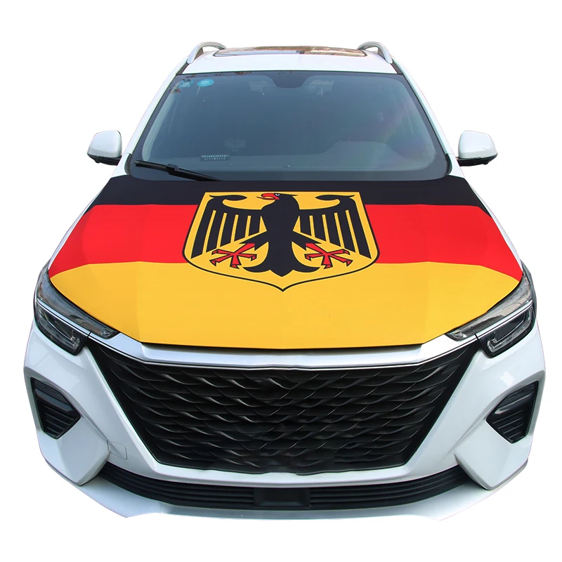115x160cm 3.8x5.3ft German coat of arms Flag Car Engine Hood Cover National Flag Fabrics For SUV For Decoration