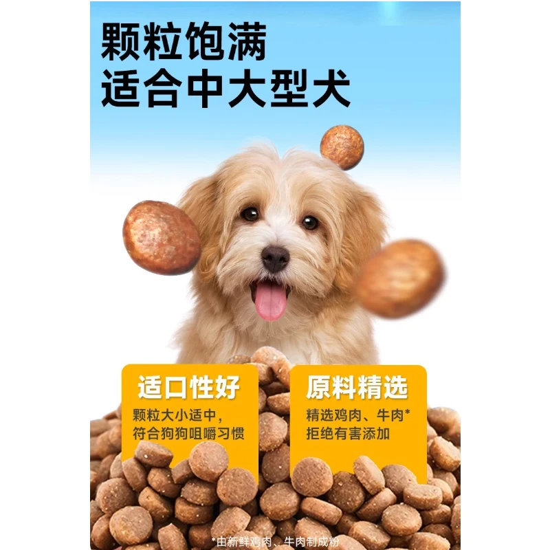 

500g Muscle & Bone Strengthener Dog Food for Golden Retrievers & Labradors Puppy Special Pet Nutrition Wholesale