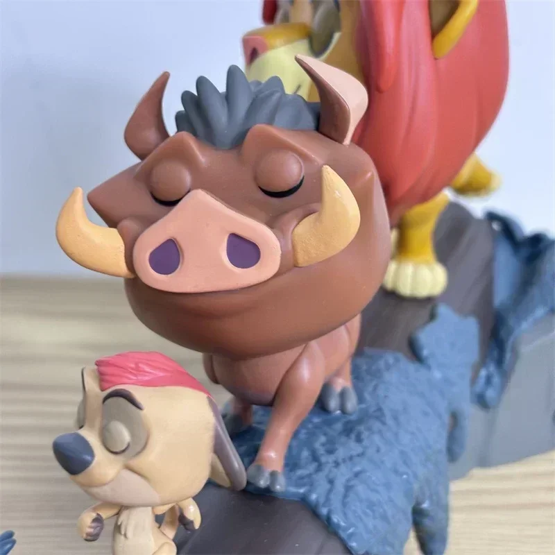 

Аниме Король Лев Симба Пумба Тимон Фигурка Оригинальная Статуя Диснея Высококачественная Коллекционная Модель Игрушечные Украшения Подарки Для Детей