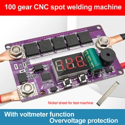 Spot Welder DIY Kit 100 Gears of Power Adjustable Spots Welding Control Board for Welding 18650 Battery 0.1-0.15mm Nickel Sheet