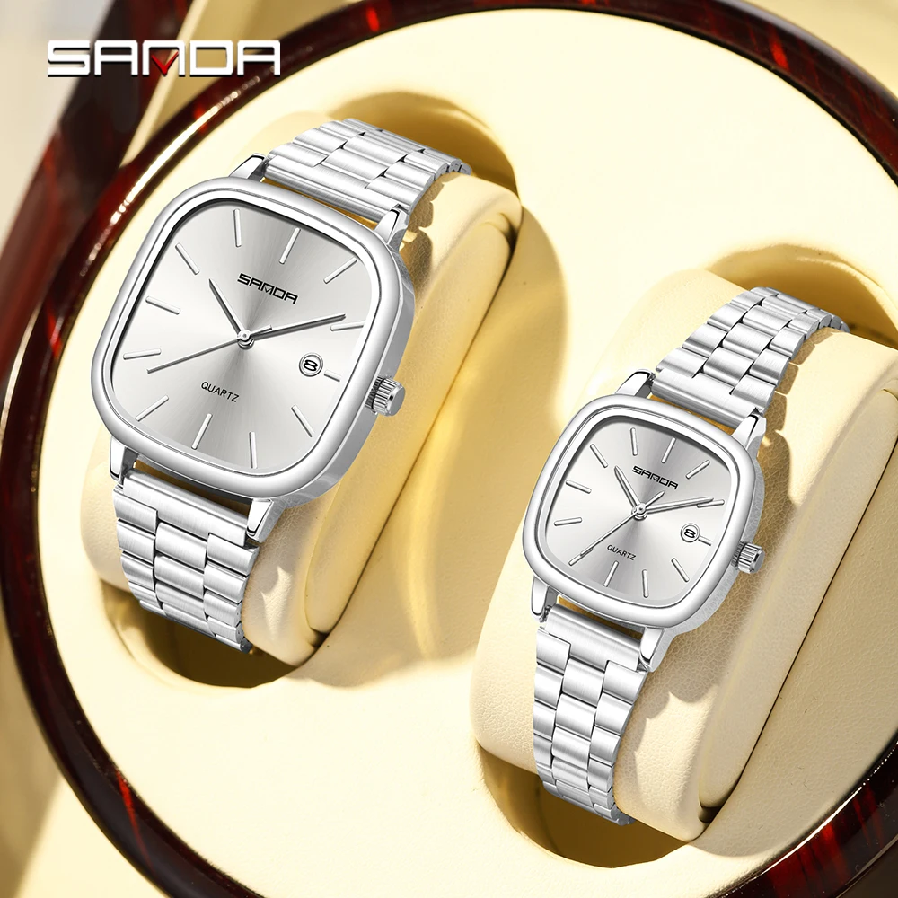 Luxury Watch La - SANDA Couple Luxury Quartz Watch Montre