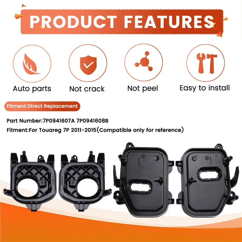 【قطرة السعر! !】غطاء المصباح لإشارة الانعطاف الأيسر/الأيمن 7P0941607B 7P0941607B 7P0941607A 7P0941607A لشركة فولكس فاجن طوارق 7P 2011-2015 Ca #3