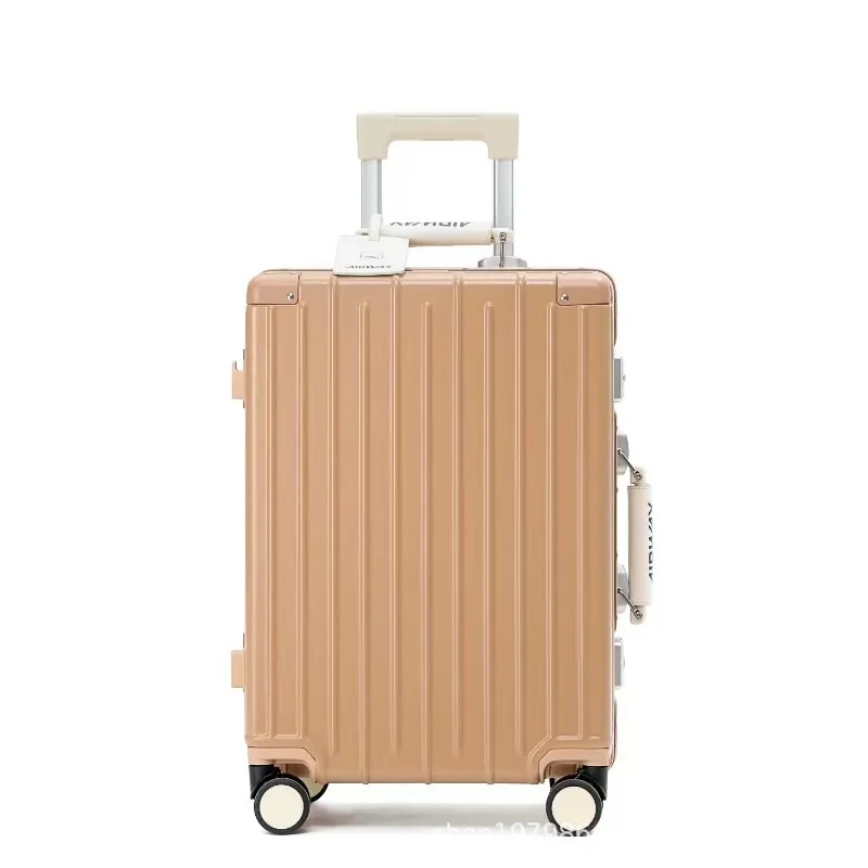 New Aluminum Frame Trolley Case Travel Suitcase Multifunctional Rolling Luggage Large Capacity Trunk High-quality Boarding Box