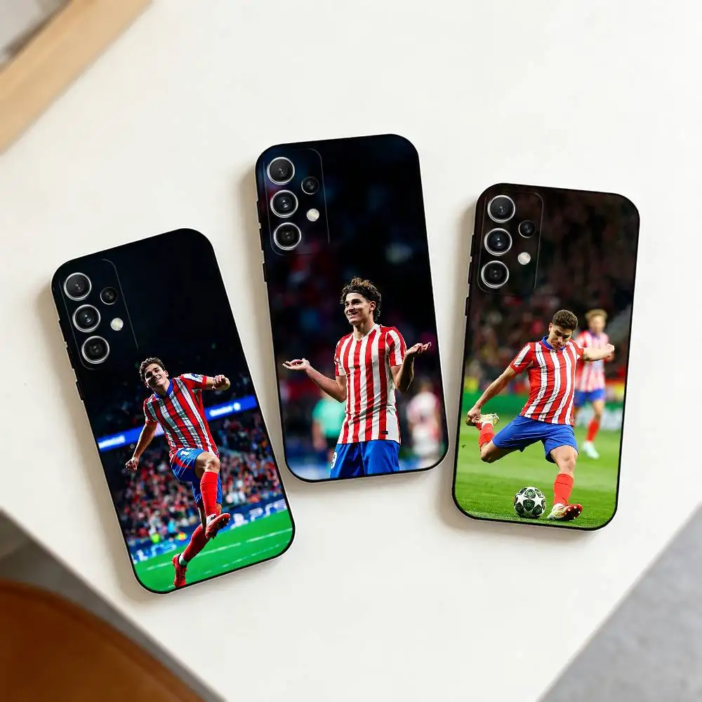 Funda para Teléfono L-La A-Aranita J-Julian Alvarez para Samsung S25, S24, S21, S22, S23, S30, Ultra, S20, Plus, Fe, Note, 10, 9, 5G, Negra
