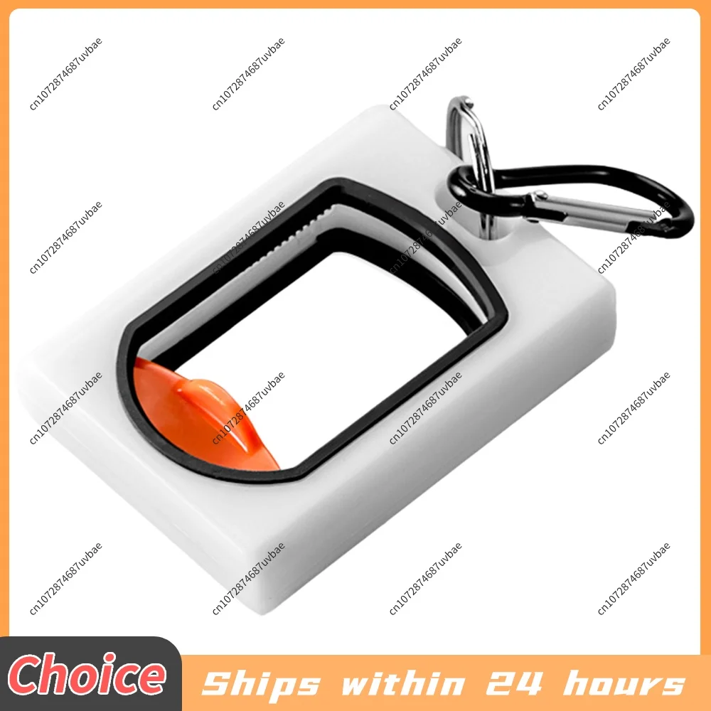 Square Cable Tie Holder Glow In The Dark Wire Tie Tightener Wire Tie Storage Keeper for Multi-Purpose Indoor Outdoor Use
