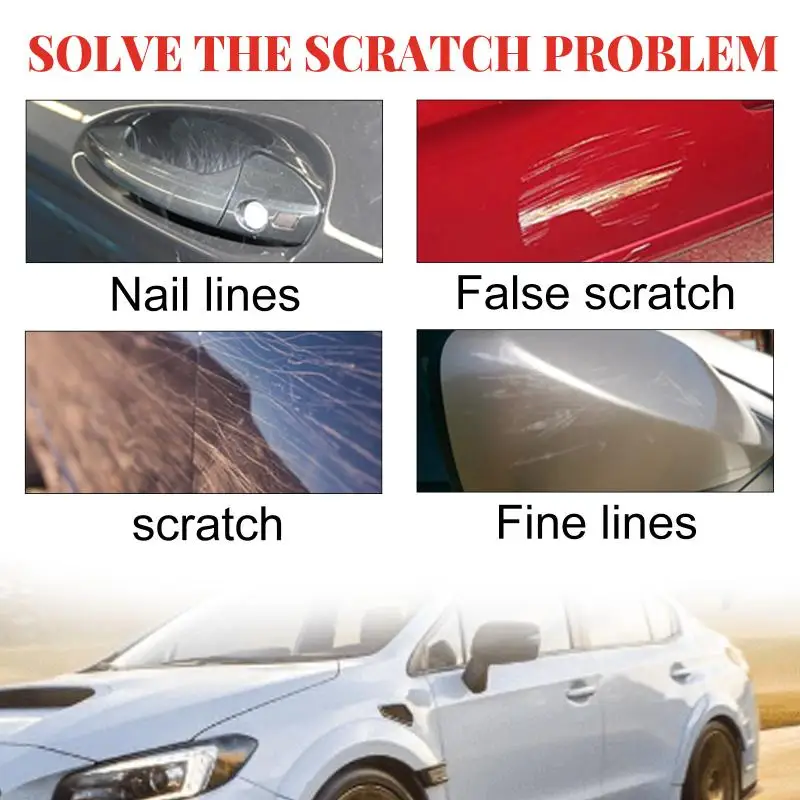 Automotive Paint  Remover Paste Gentle Formula Includes Cloth and Sponge Suitable For Any Car At Home Care Routine