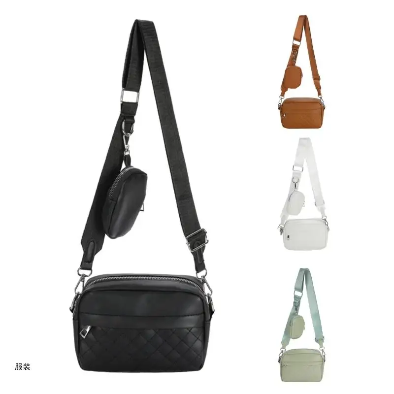 D0UD Versatile Shoulder Bag Large Capacity Bag for Teen Girl Bag Crossbody Bag with Small Purse