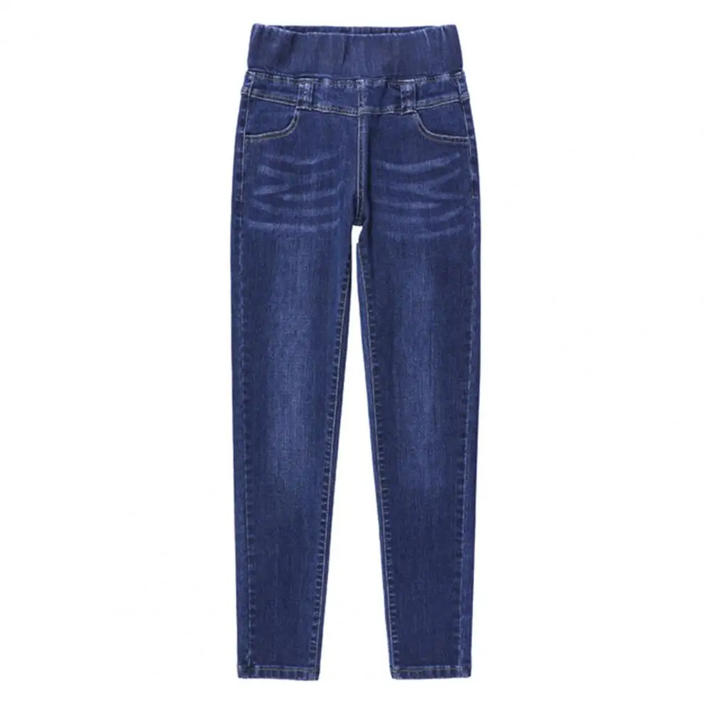 Jean skinny taille haute pour femme, coupe slim, élastique, sexy, à la mode, fjWomen