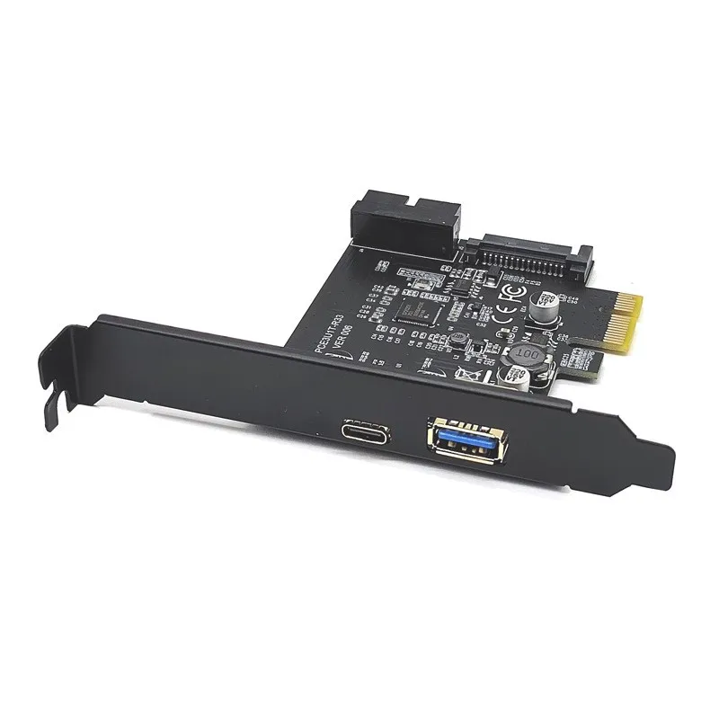 USB3.2 Type-C front adapter card c-type front and back insertion 19PIN RENESAS D720201 main control