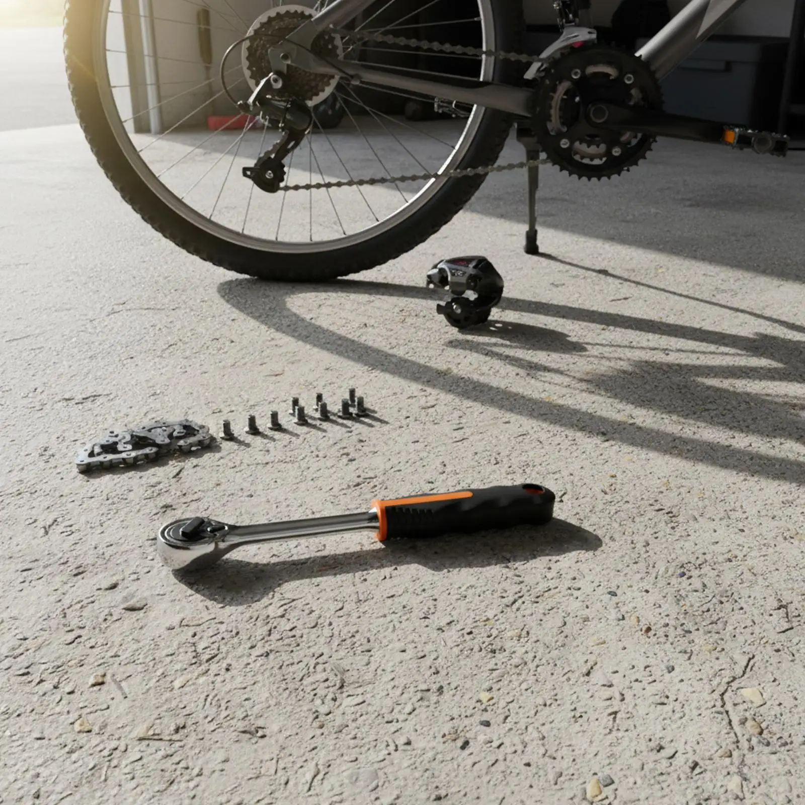 

Mini Ratchet Wrench 3/8" Drive Ratchet Handle 43 Tooth Easy to Use Auto Repair Garage Tool for Tight Space Spark Plug