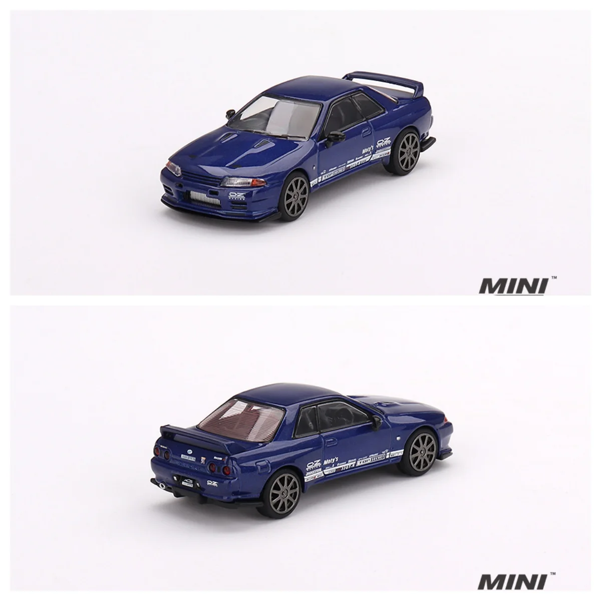 

Мини GT 1:64 литая машина-589 Skyline GT-R (VR32) Top Secret, синяя-RHD литая модель автомобиля коллекция лимитированный выпуск хобби игрушка